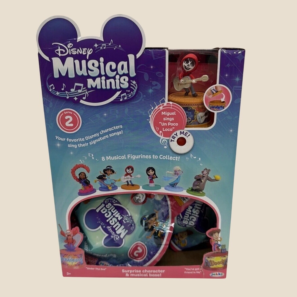 JAKKS Pacific Disney Musical Minis Series 2 Surprise Character Lot Set of 11